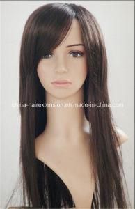 Virgin Human Hair Wig Long Staight Hair Full Lace Wig