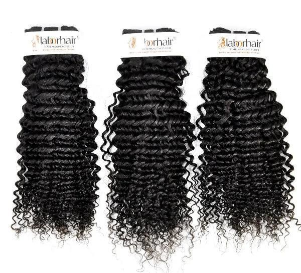 Kinky Curly 100% Brazilian Virgin Human Hair Extensions