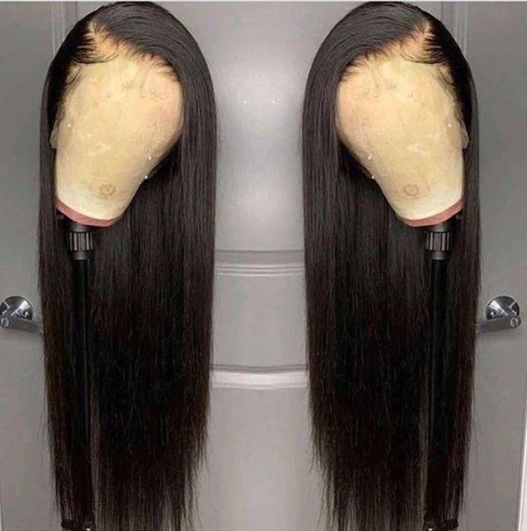 Wigs for Black Women Lace Front Synthetic Wigs Long Straight Heat Resistant Hair Pre Plucked Wig with Baby Hair