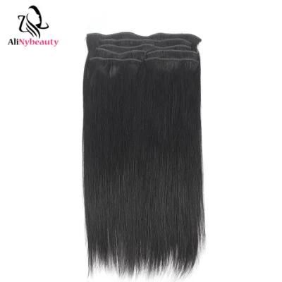 Straight Clip in Hair 100% Human Remy Hair up to 32&prime;&prime;