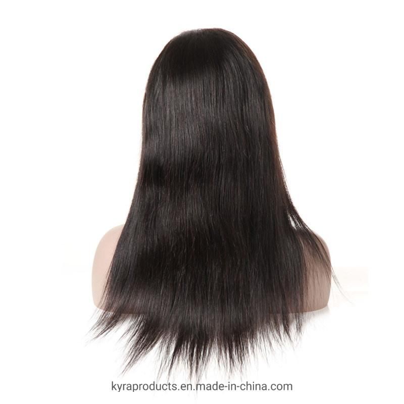 High Quality and Popular Brazalian Human Hair Straight Weft 150% Density Full Lace Wig Free Shipping