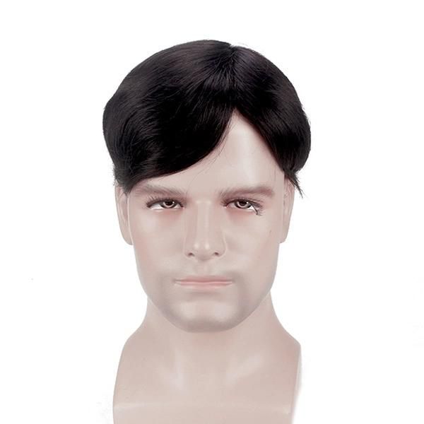 Lws014: Human Hair Injected Lace Hair Replacement for Men