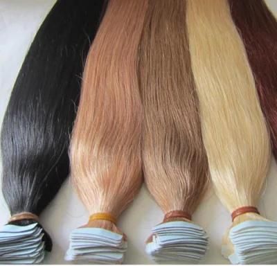 PU Keratin Tape Human Hair Skin Weft Tape Hair Extensions