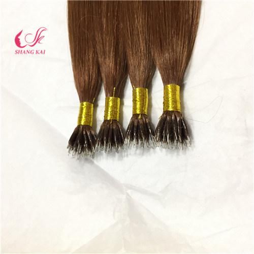 Wholesale 100% Human Virgin Nano-Ring Remy Hair