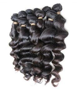12&quot; Virgin Remy Human Hair Extensions Natural-Color Loose-Wave Best-Quality-Cuticle-Aligned-Hair-Factory-Price