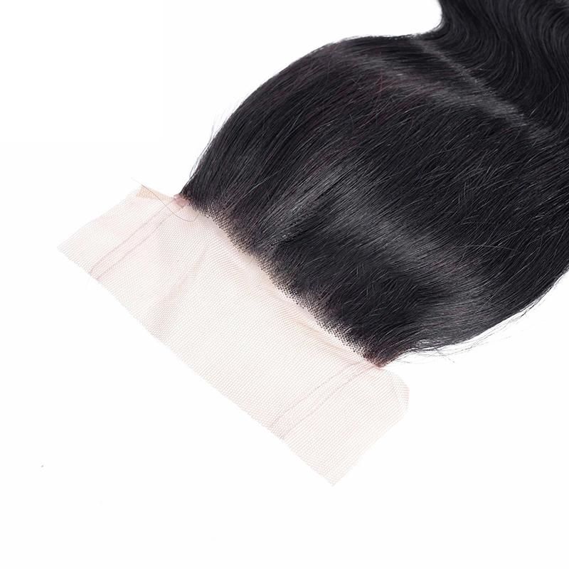 HD Lace Hand Tied Human Hair Piece Frontal Closure for Front Lace Wig with Hair Extensions
