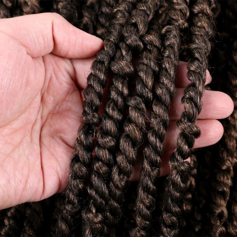 24inch Synthetic Braiding Hair Extension Freetress Wholesale Pre-Passion Twist