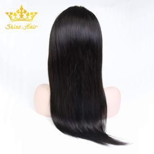 Natural Black 100% Human Remy Hair Glueless 360 Wig for Virgin Hair