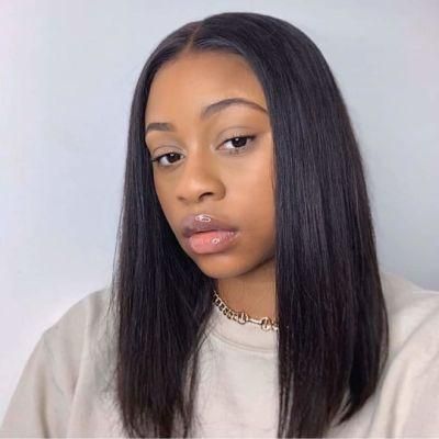 100% Human Hair with Curly Short Hair Wigs