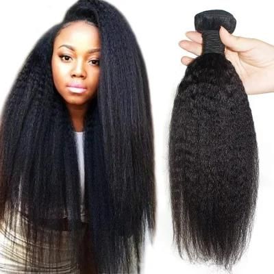 Kbeth Factory Wholesale Human Hair Extension Good Quality Kinky Straight Bundles with 4*4inch Lace Closure Ready to Ship