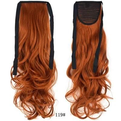 Wendyhair Single Drawn High Fibe Synthetic Ponytail Colored Extension Hair