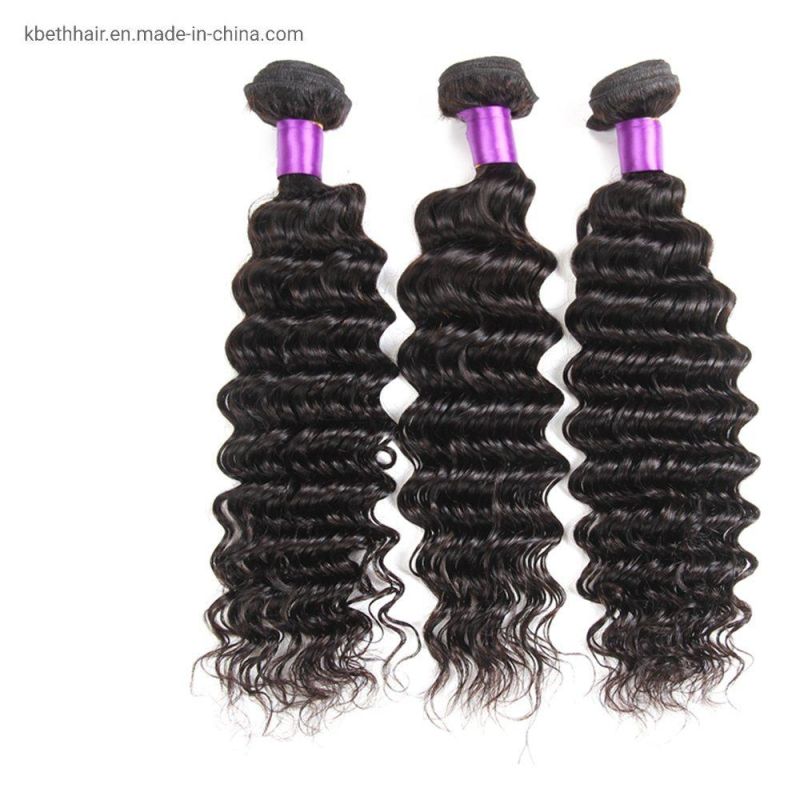 Kbeth Raw Brazilian Deep Wave Hair Weave Wholesale Vendor Brazilian Human Hair Unprocessed Cuticle Aligned Hair Bundles