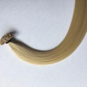 24# Prebonded Keratin Flat Nail Tip Brazilian Virgin Human Hair Extensions