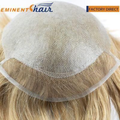 Custom Made Factory Direct Men&prime;s Lace Front Toupee