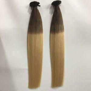 Ombre 3/613# Prebonded Flat I Tip Brazilian Virgin Remy Human Hair Extensions