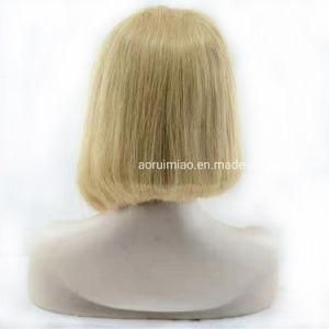 Wholesale Cheap Virgin Blonde Hair Wigs Natural Russian Remy Lace Front Wigs