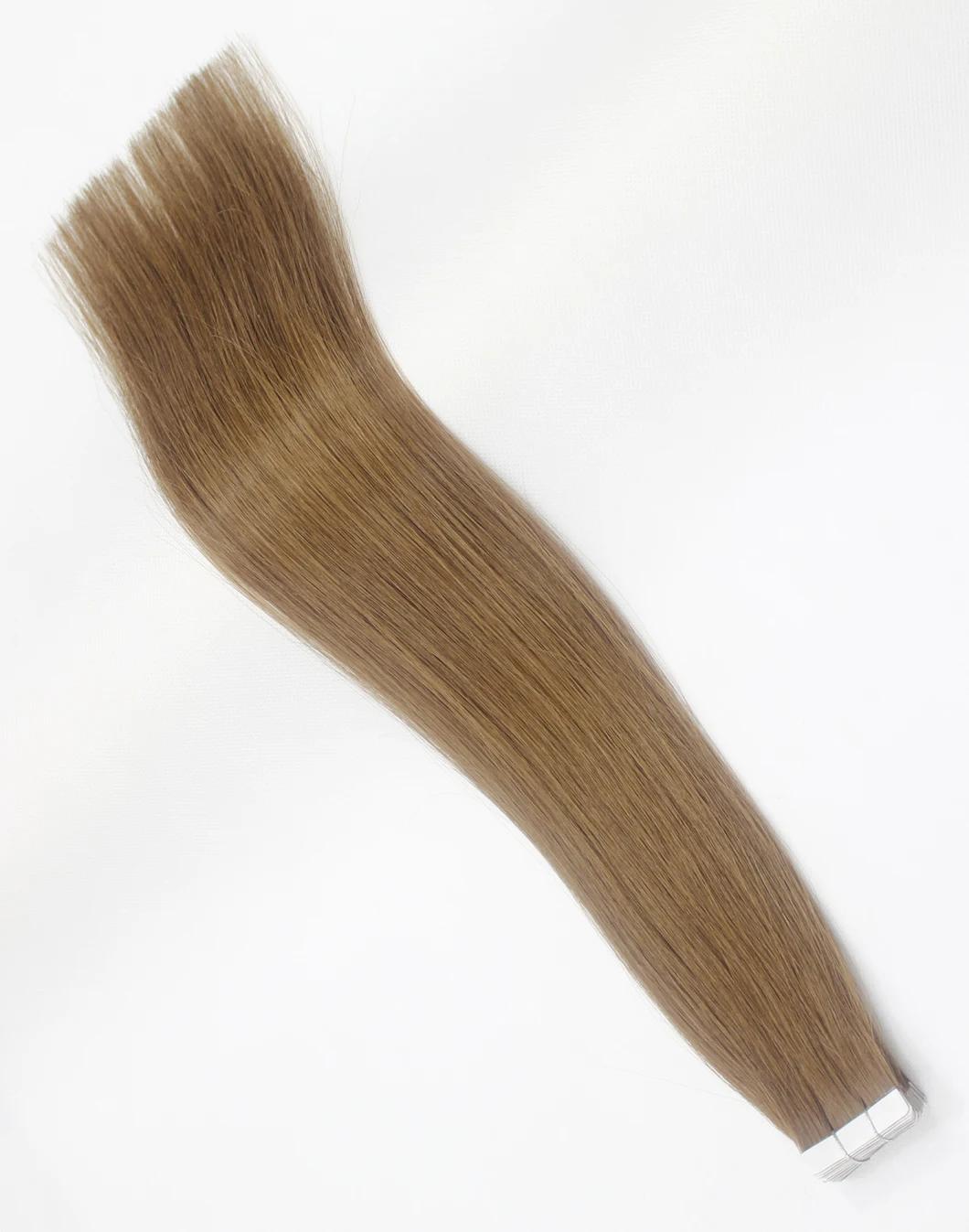 Tape in Extensions Brazilian Straight Human Hair Bundles 4 Color Remy Human Hair Extensions