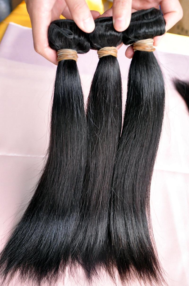 100% Virgin Peruvian Straight Human Hair Extensions