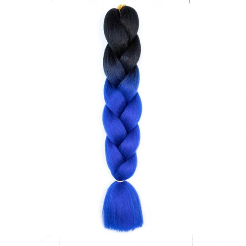 Wholesale Premium Fiber Hair Extensions Ombre Expression Jumbo Braids Bulk Braiding Hair