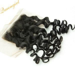 Wholesale Excellent Free Hair Products Virgin Italy Curly Indian Hair Closure