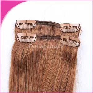 Unprocessed Clip in Hair Brazilian Human Virgin Hair Weft