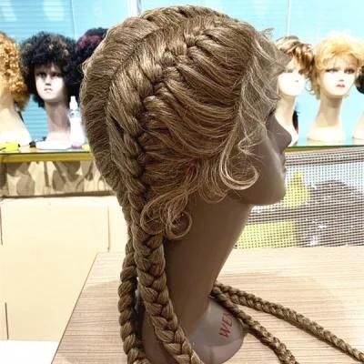 2021 Hot Sales Synthetic Hair Wig Long Hair 30inch Four Braided Wigs