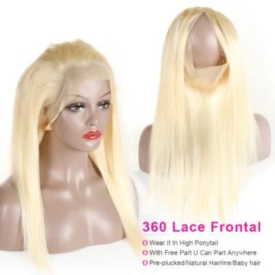 Wholesale 613 Color Brazilian Human Hair 360 Lace Frontal Closure