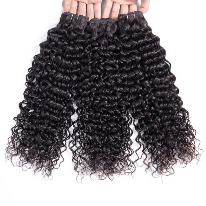 Luxuve Brazilian Ltaly Curly Human Hair Bundles Weft and Hair Weave Bundles 100% Unprocessed Virgin Hair