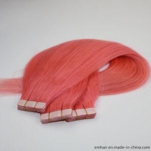 Best Selling Items Wholesale 100% Brazilian Virgin Remy PU Skin Weft Pink Tape Hair Extension Human Hair