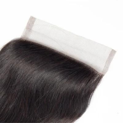 Brazilian Human Hair Closure 4*4 Lace Closure Body Wave Swiss Lace Closure 14 Inch Freepart Remy Hair Weaving