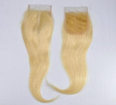 Blonde Human Hair Lace Closure at Wholesale Price (Straight)