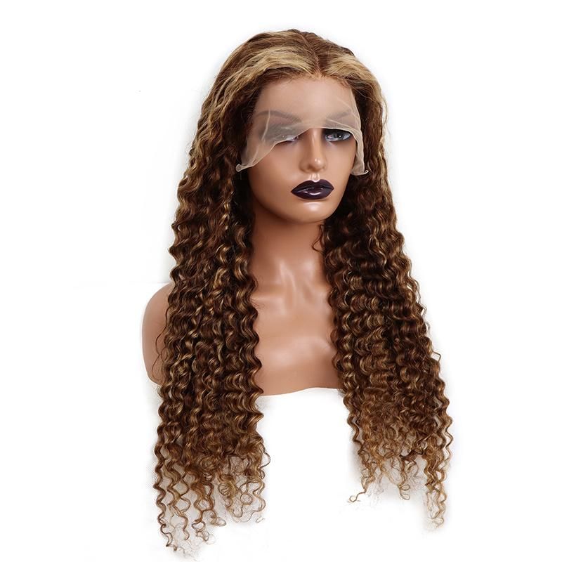 Transparent Lace Front Wigs for Virgin Brazilian Straight