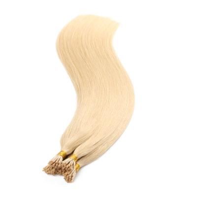 Straight I Tip Hair Extensions 1g/PCS 0.8g/PCS 50PCS/Set Keratin Capsules Remy Human Natural Brown 613 Blonde Color Hair