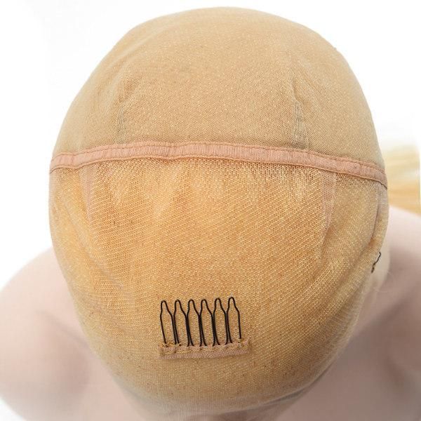 Blonde and Straight Women’ S Real Human Hair Full Lace Lw1-S Natural Hair Toupee