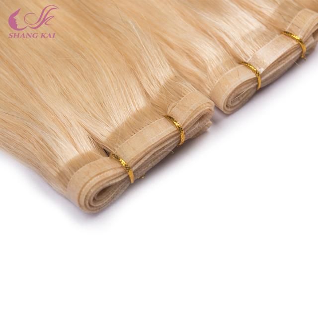 Silicone Free Unprocessed Brazilian Virgin Hair Extensions Weft