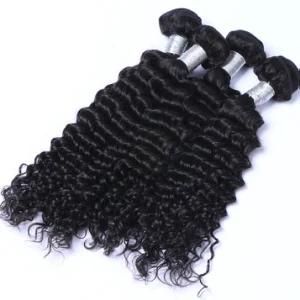 Natural Color Deep Wave Peruvian Human Hair Bundles