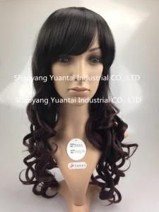 Long Wavy Synthetic Hair Wig for Woman/ Wholesale Price