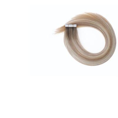 Hair for Woman Tape in Human Hair Extensions 40PCS European Remy Straight adhesive Extension Tape on Hair