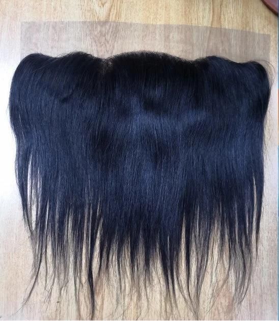 12 a Virgin Human Hair Lace Closure Frontal Closure Hair 13X4 Straight Lace Closure