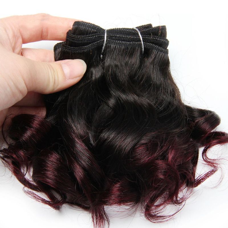 Curly Human Hair Bundles 100% Human Hair Bundles Brazilian Hair Weave Bundles Color Curly Hair