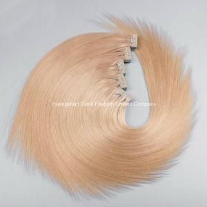 613# Blonde Cuticle Remy European Hair Extension Virgin Tape Hair 24&quot;