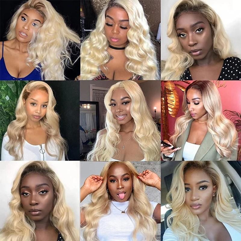 613 Honey Blonde Color 13X4 Lace Front Wigs Hair