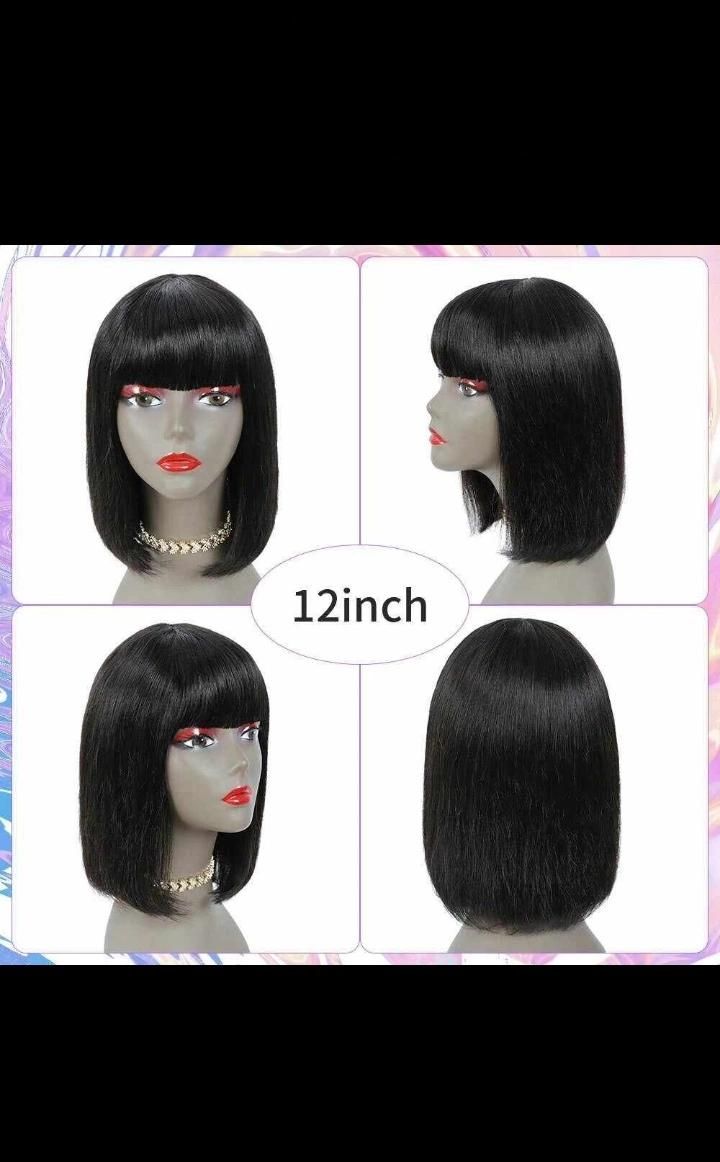 Wholesale Human Hair Products Human Hair Short Length Bob Style Wigs