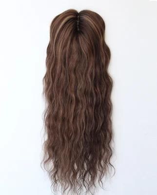 100% Human Virgin Hair Top Quality Silk Topper