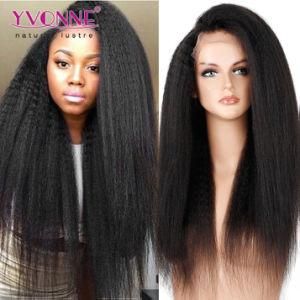 Yvonne Hair Swiss Lace Front Wig Human Hair Wig Pre-Plucked with Baby Hair Kinky Straight