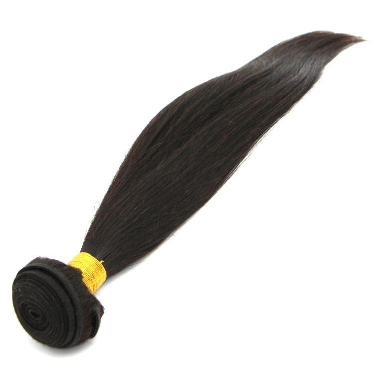 Cheap Brazilian Straight Hair Extension 1b Color Human Hair Bundles