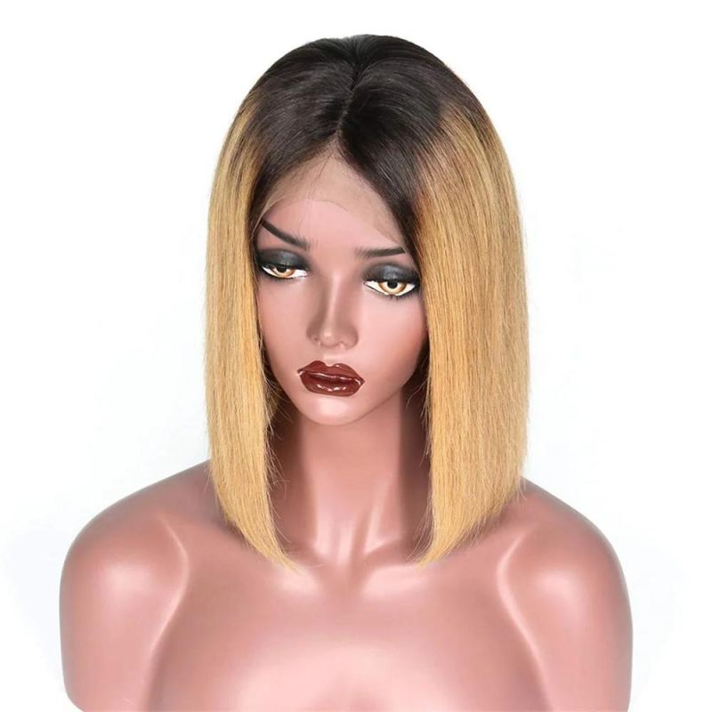 Ombre Color 1b/27# Brazilian Human Hair Bob Wig