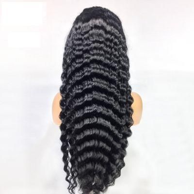 24 Inch Brazilian Loose Deep Wave Wig Remy 13X6 Lace Front Human Hair Wigs for Women