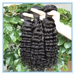 Best Sales Unprocessed Natural Black Water Wave 8A Grade Peruvian Human Hair in Full Cuticle Cut From One Donor with Factory Price Wfp-033