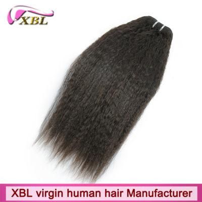 Human Hair Weaving Kinky Straight Cambodian Hair